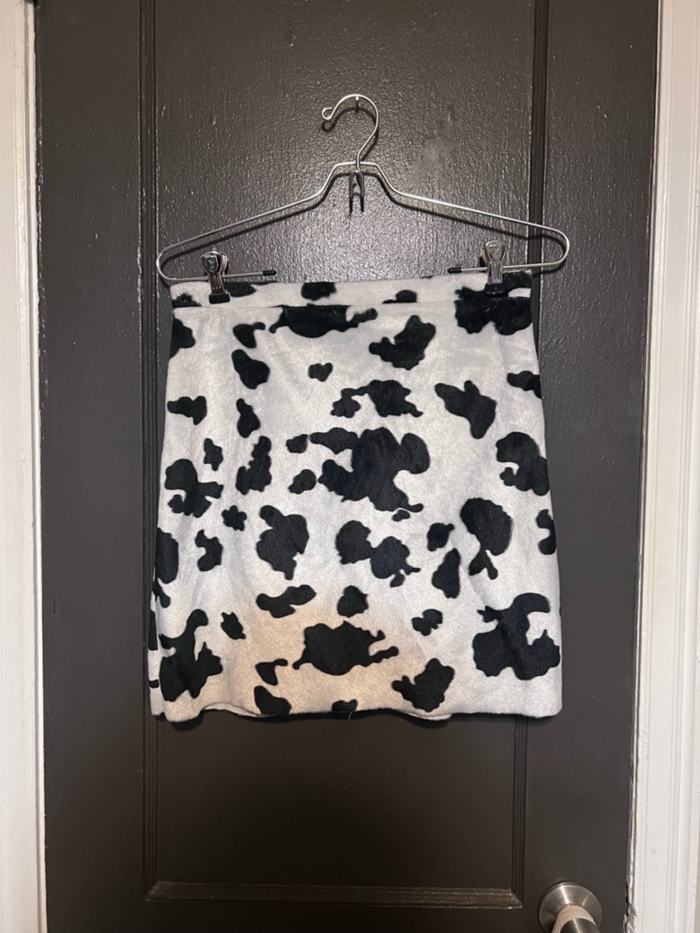 Cow Print Skirt